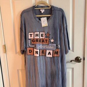 LuLaRoe Americana  Rocker Tee - The Great American Dream